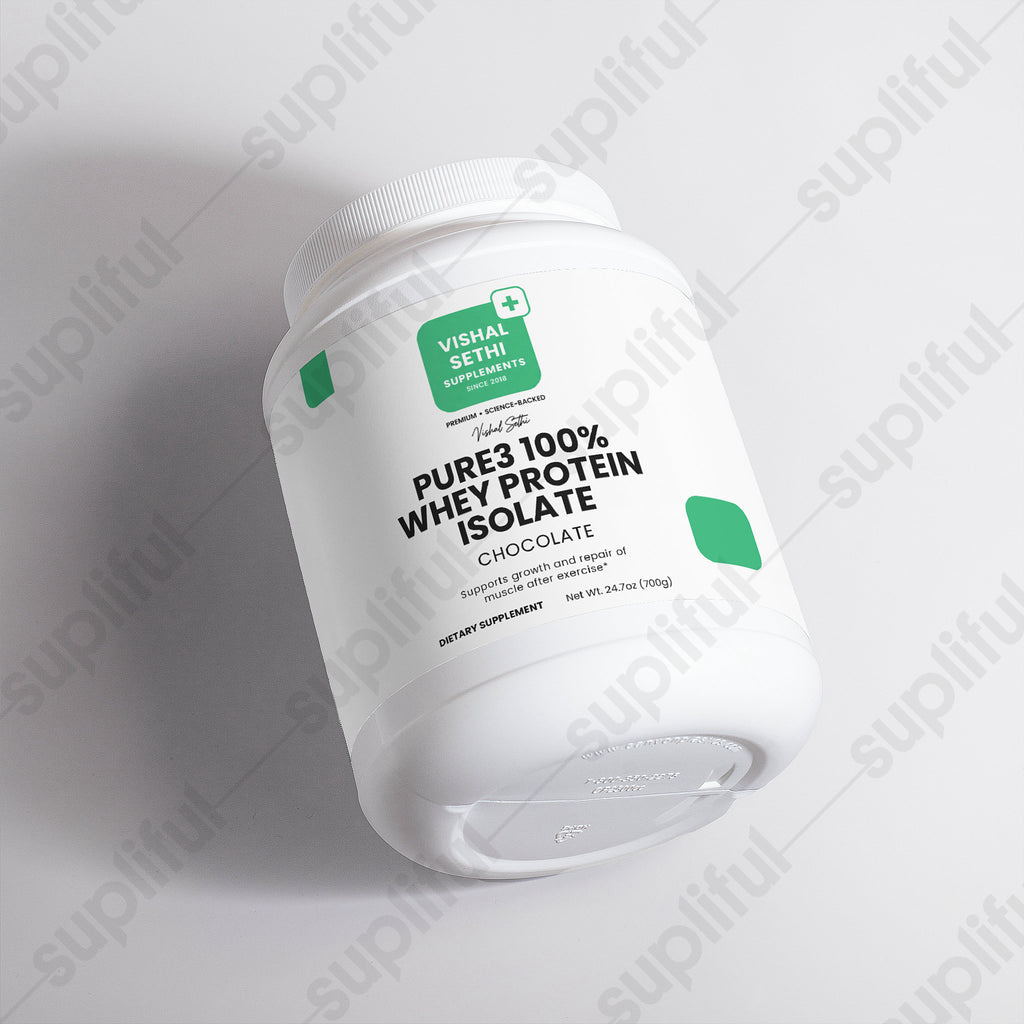 Pure3 100% Whey Protein Isolate (Chocolate)