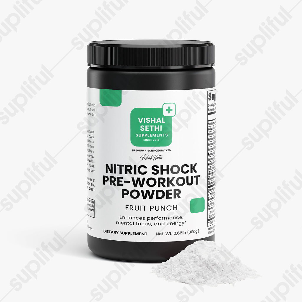 Nitric Shock Pre-Workout Powder (Fruit Punch)