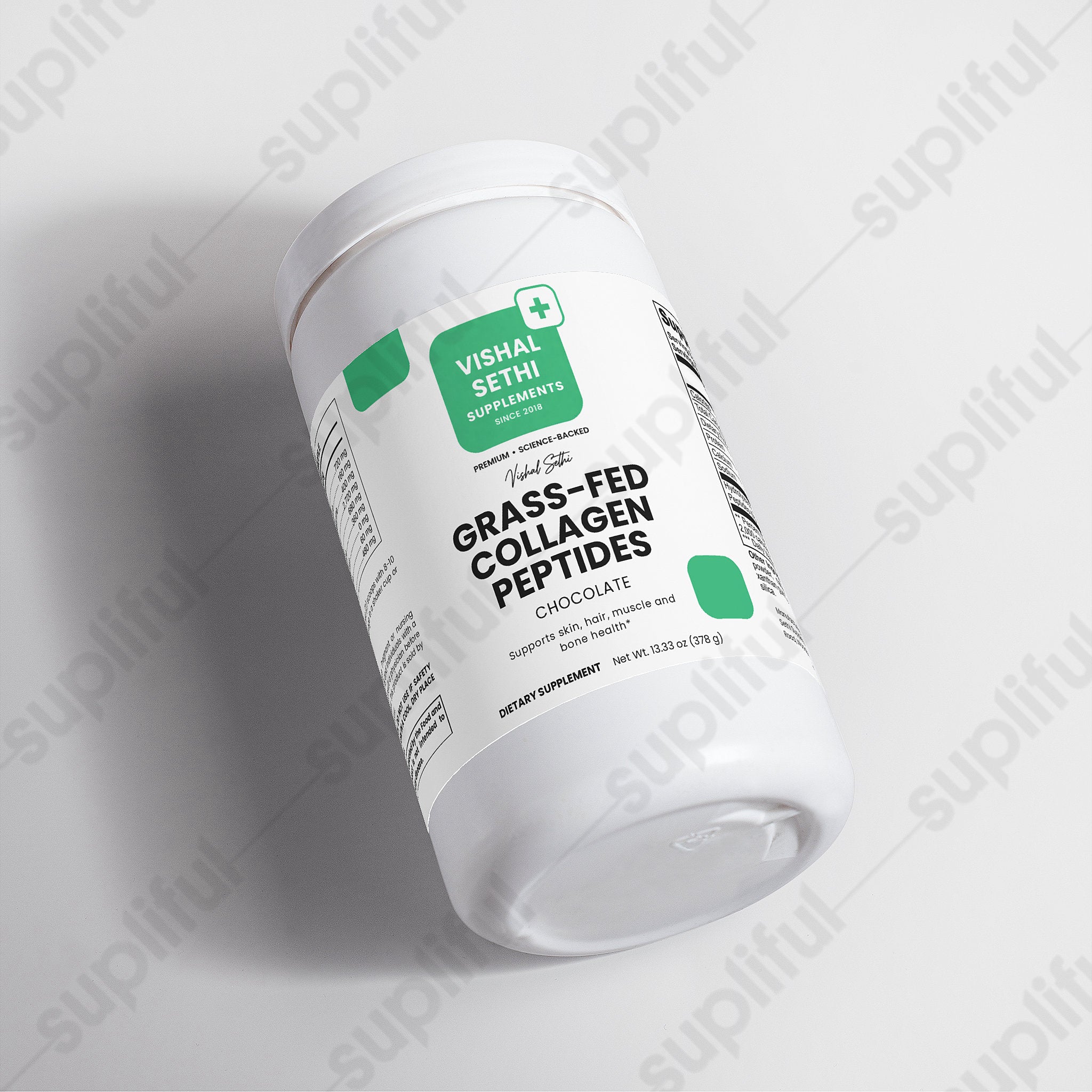 Grass-Fed Collagen Peptides Powder (Chocolate)
