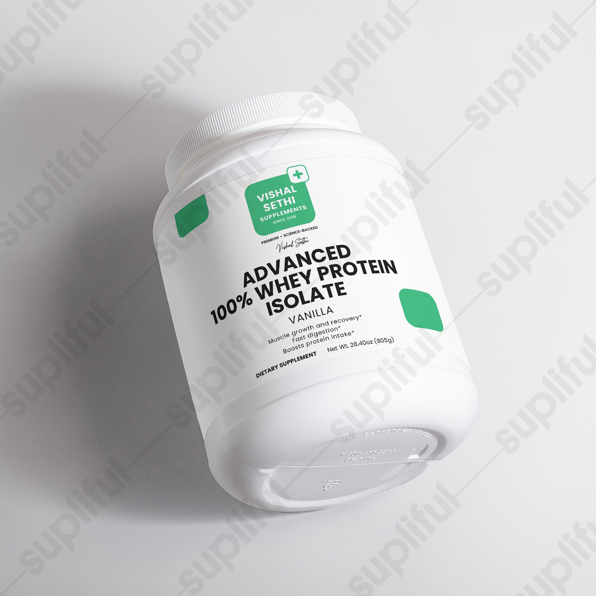 Advanced 100% Whey Protein Isolate (Vanilla)