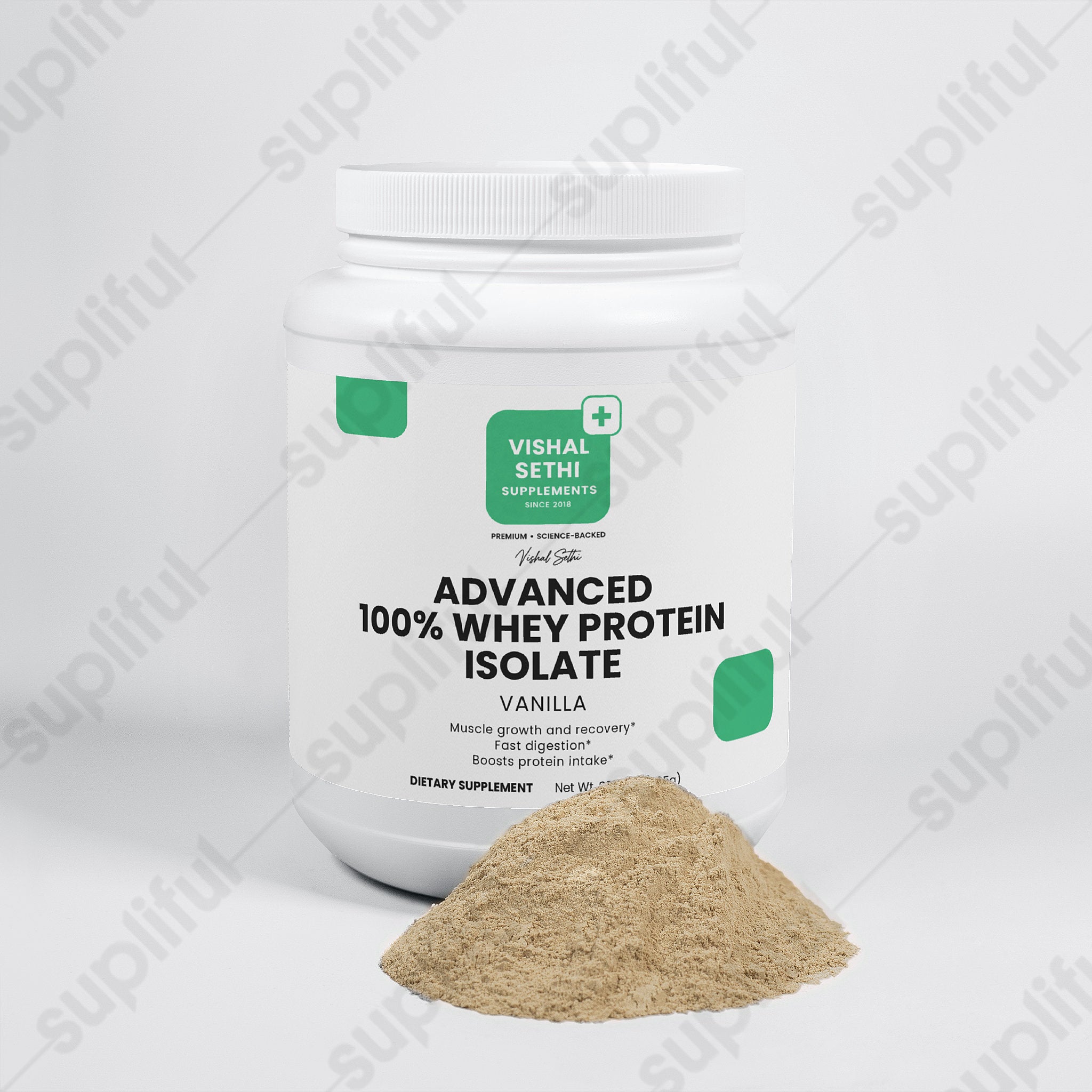 Advanced 100% Whey Protein Isolate (Vanilla)