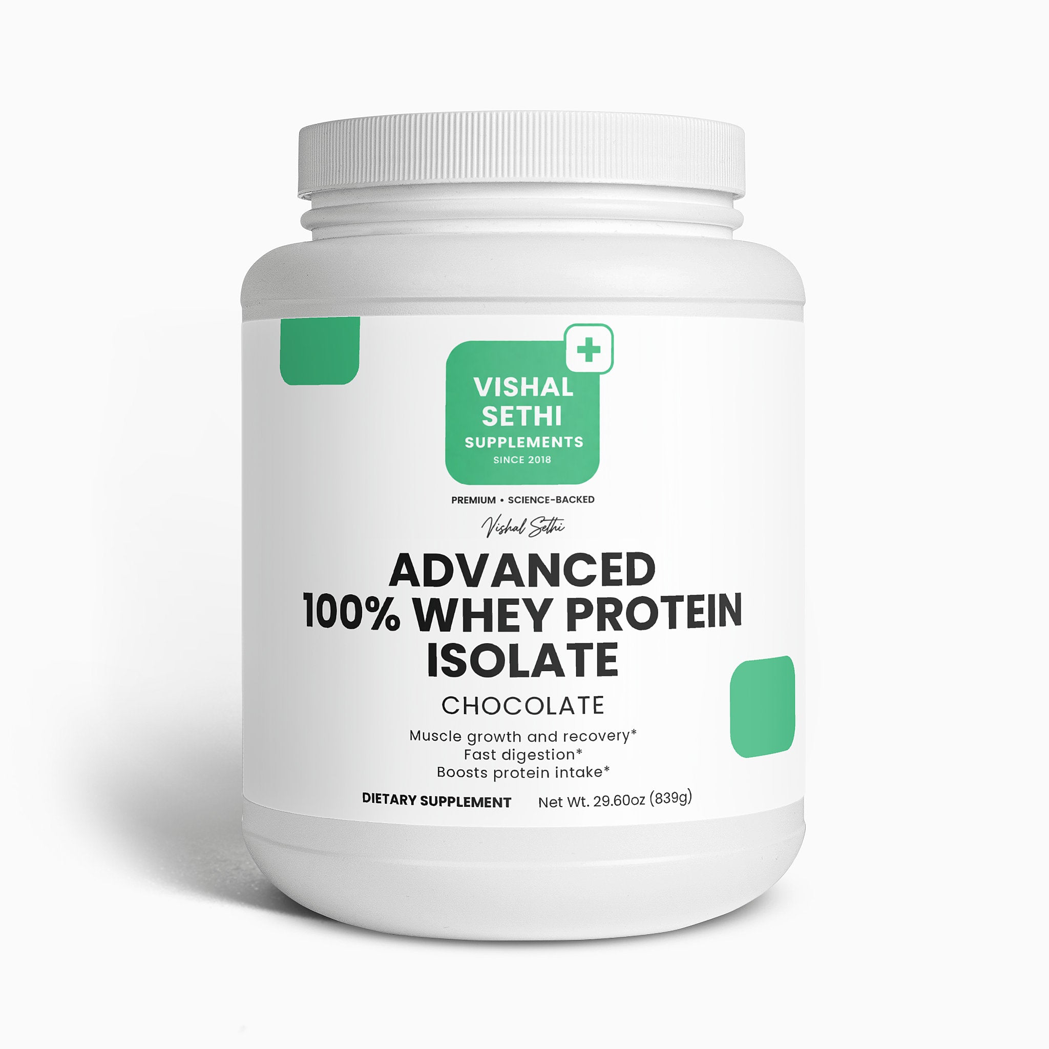 Advanced 100% Whey Protein Isolate (Chocolate)